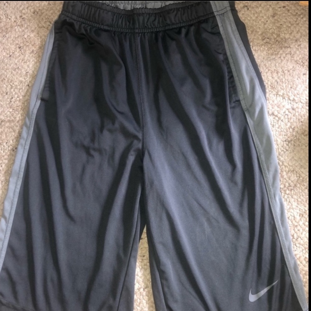 Nike Black and Gray Athletic Shorts
